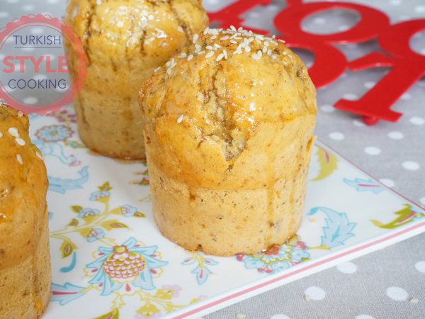 Carrot Muffins with Honey Sauce Recipe