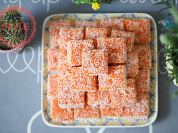 Carrot Lokum (Turkish Delight) Recipe