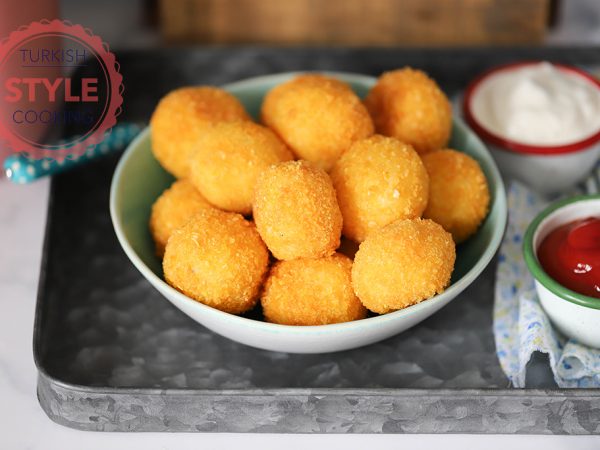 Crunchy Potato Balls With Cheese Filling