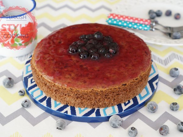 3 Ingredient Cheesecake With Blueberry Sauce
