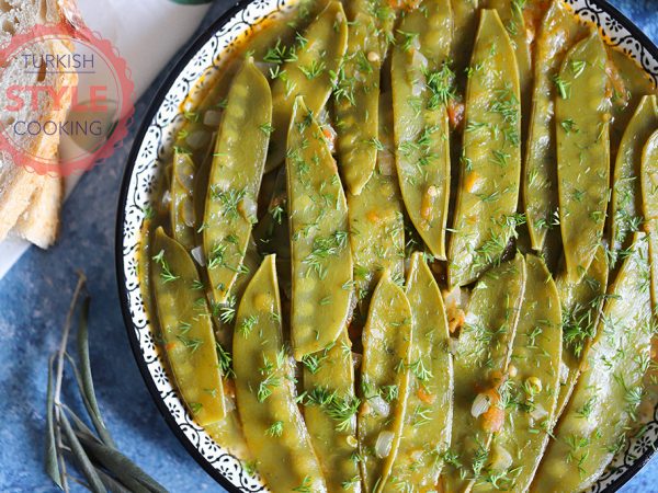 Turkish Style Snow Peas Recipe