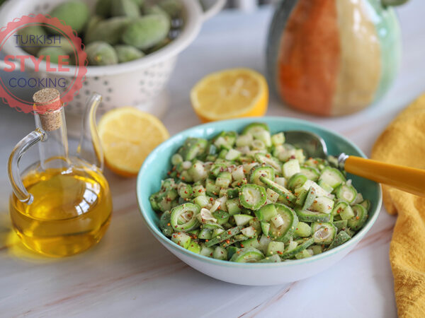 Tangy Green Almond Salad